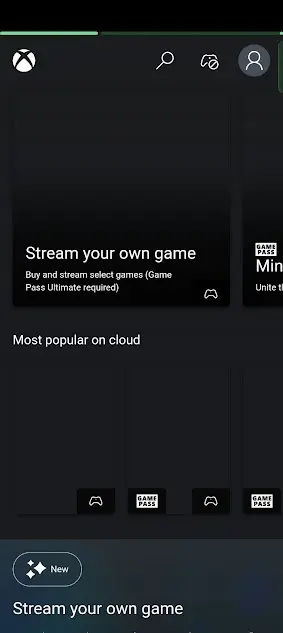 Screenshot of Better xCloud App